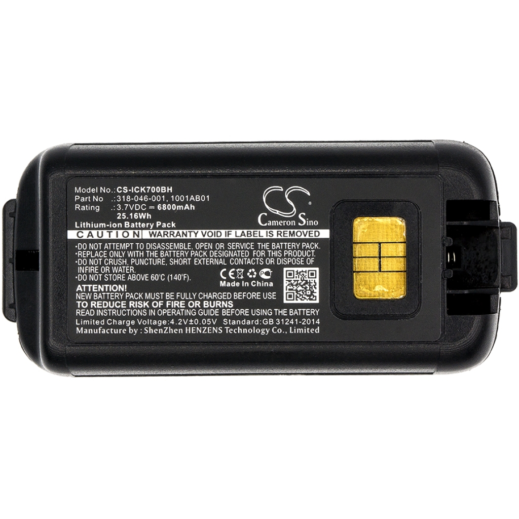 Code à barres, Scanner Batterie du scanner Intermec CK70