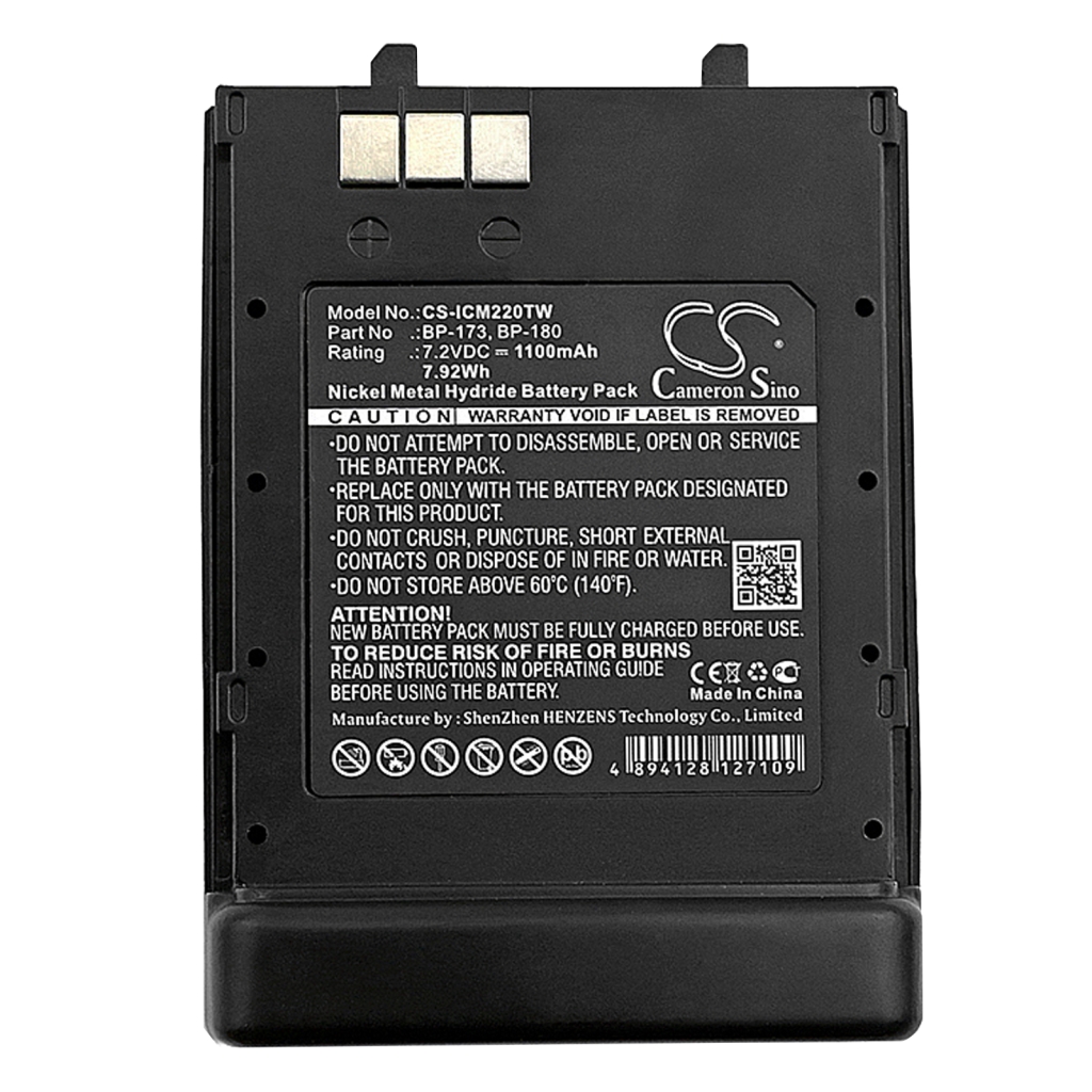Batterie radio bidirectionnelle Icom IC-T22A