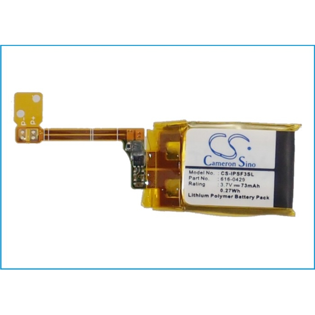 MP3, MP4, MP4, PMP Batterie Apple CS-IPSF3SL