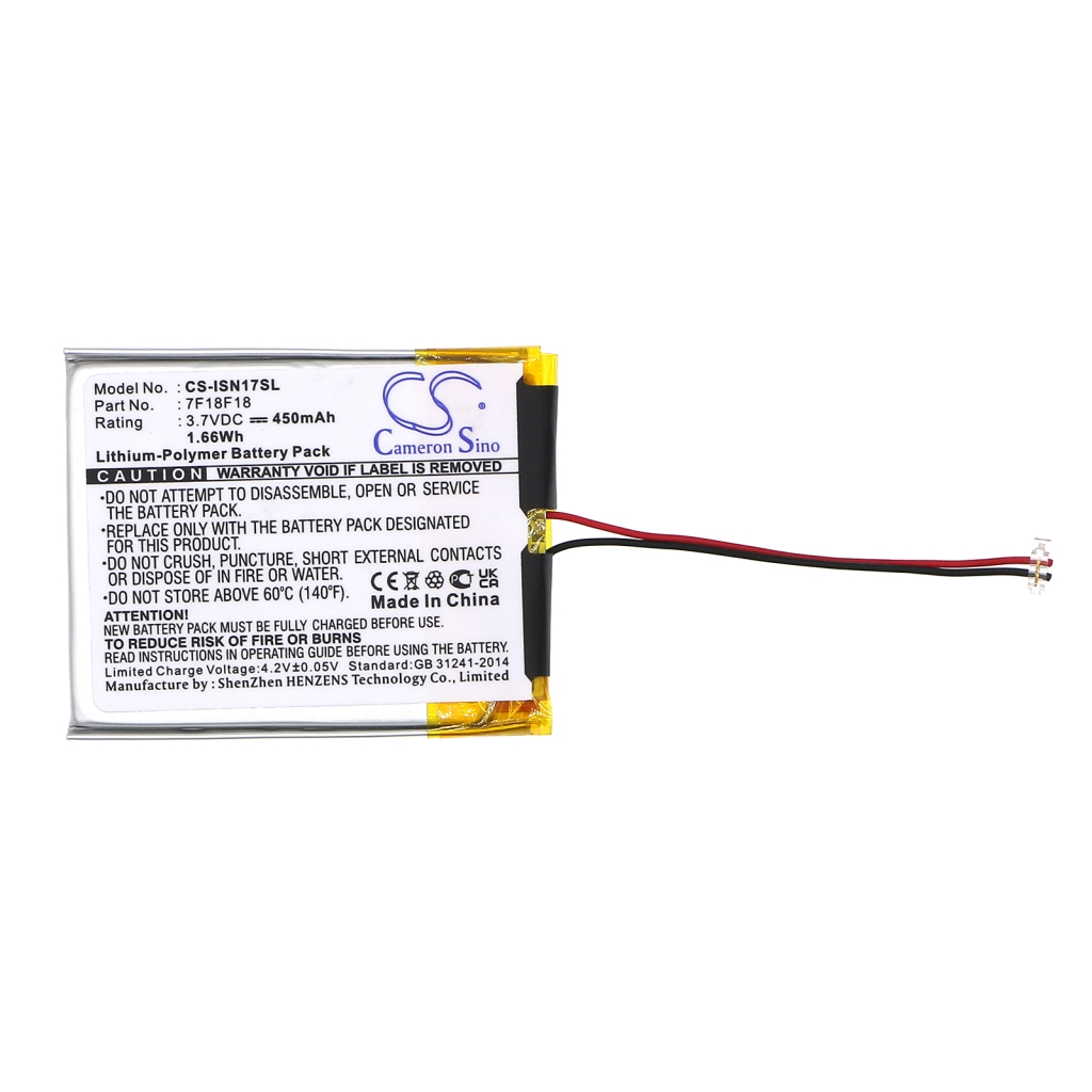 MP3, MP4, MP4, PMP Batterie INSIGNIA CS-ISN17SL