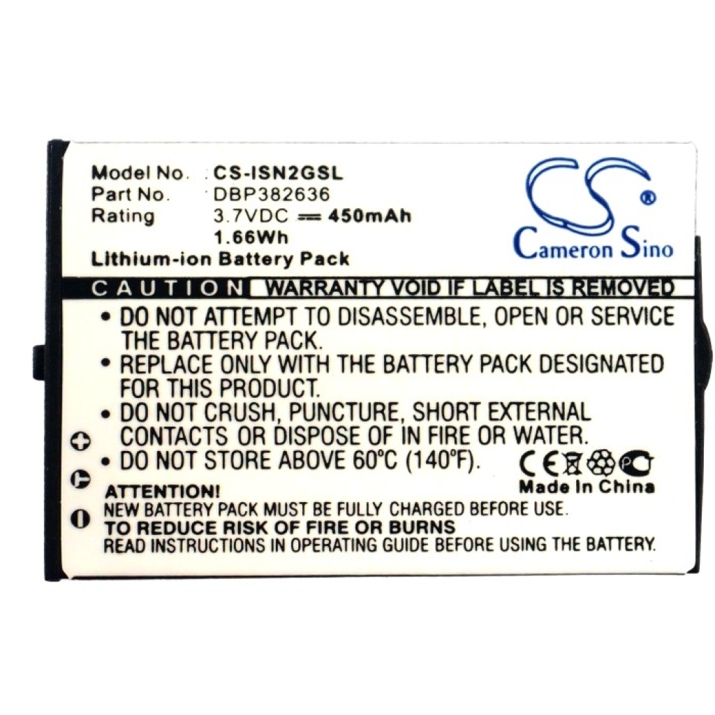 MP3, MP4, MP4, PMP Batterie INSIGNIA CS-ISN2GSL
