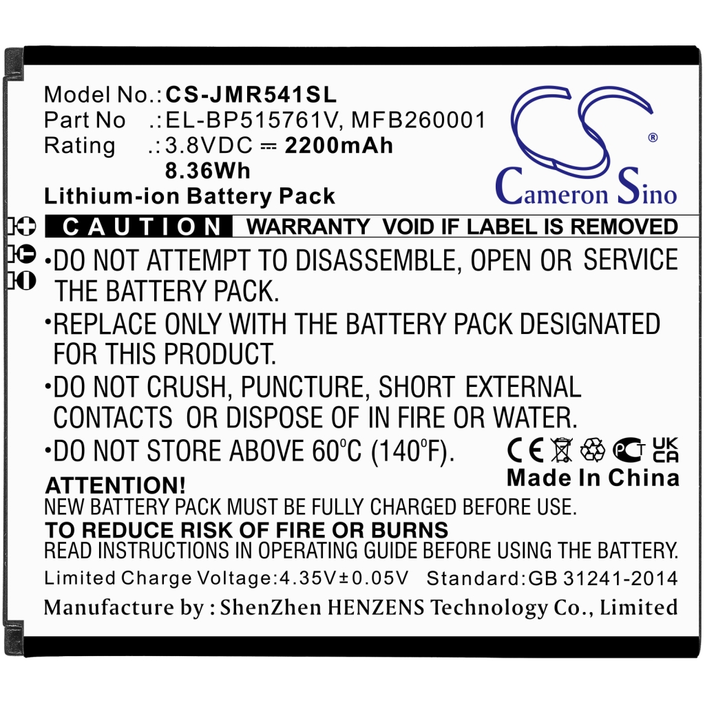 Batterie Hotspot Jio CS-JMR541SL