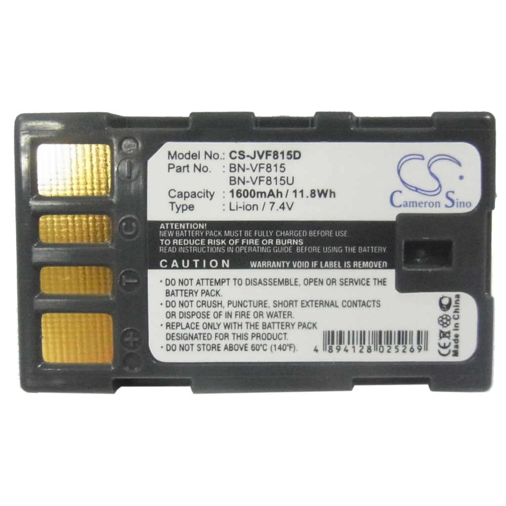 Batterie de l'appareil photo JVC GZ-MG630SAH