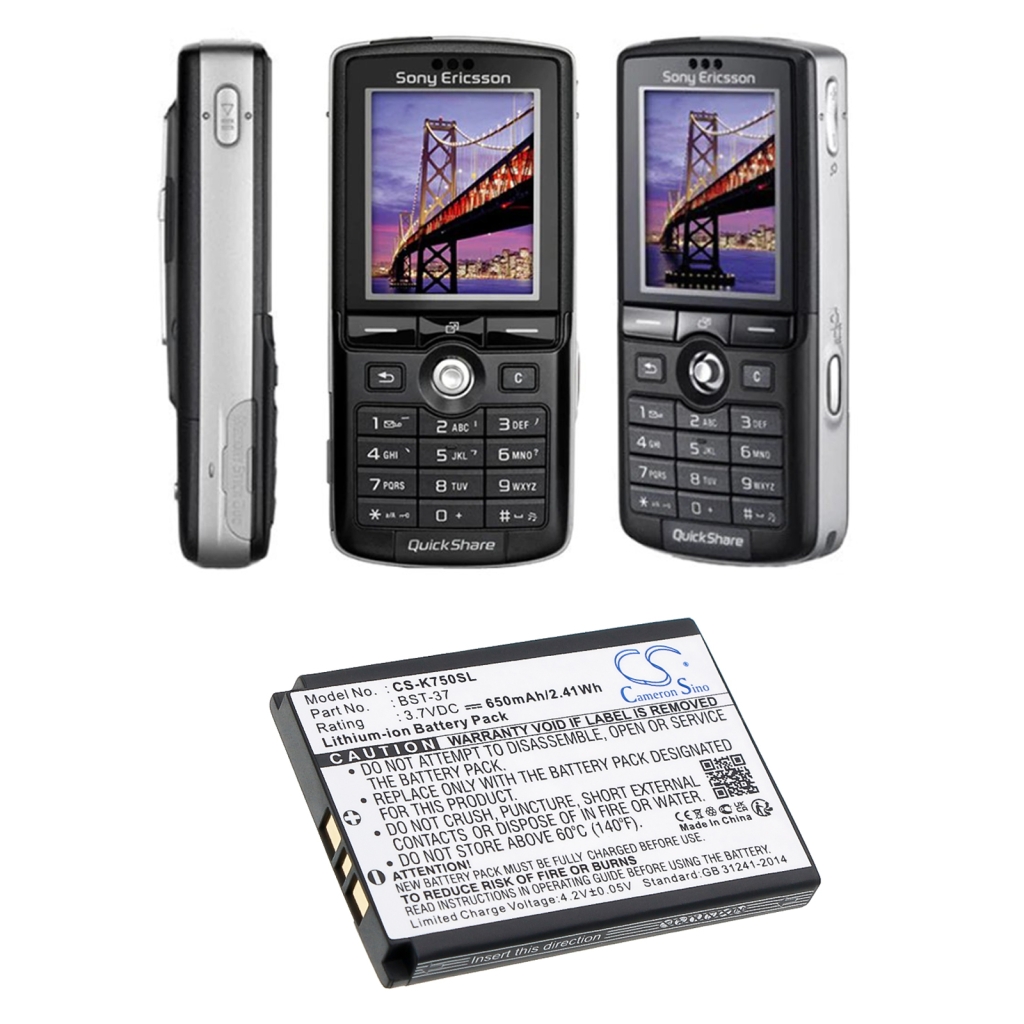 Mobile Phone Battery Sony Ericsson K510c