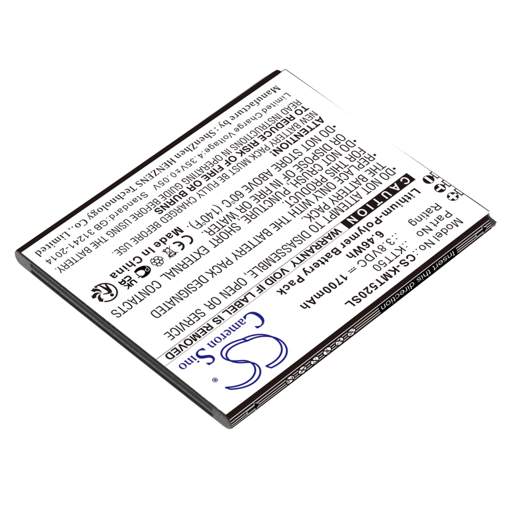 Batterie de téléphone portable Kazam CS-KMT520SL