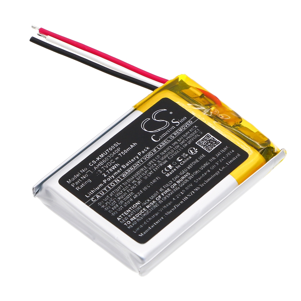 Batterie de casque d'écoute sans fil Kef CS-KMU700SL