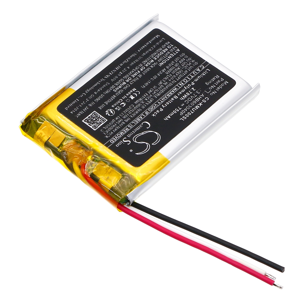 Batterie de casque d'écoute sans fil Kef CS-KMU700SL