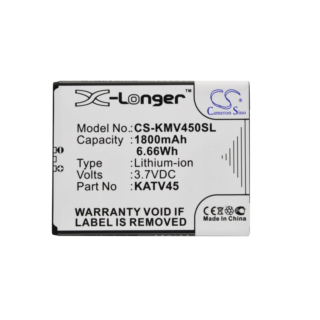 Batterie de téléphone portable Kazam CS-KMV450SL