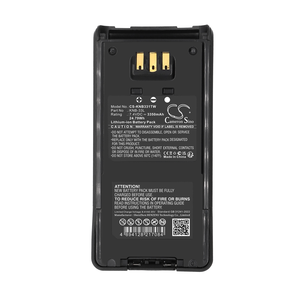 Batterie radio bidirectionnelle Kenwood CS-KNB331TW