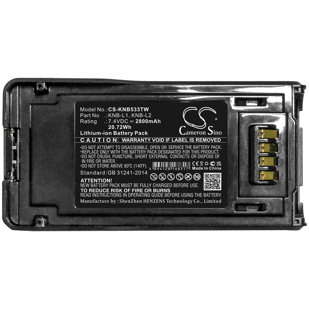 Batterie radio bidirectionnelle Kenwood TK-5330