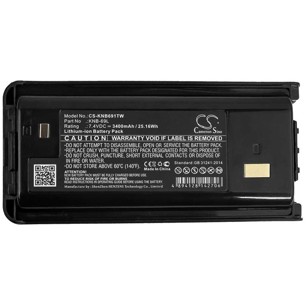 Batterie radio bidirectionnelle Kenwood TK-3312