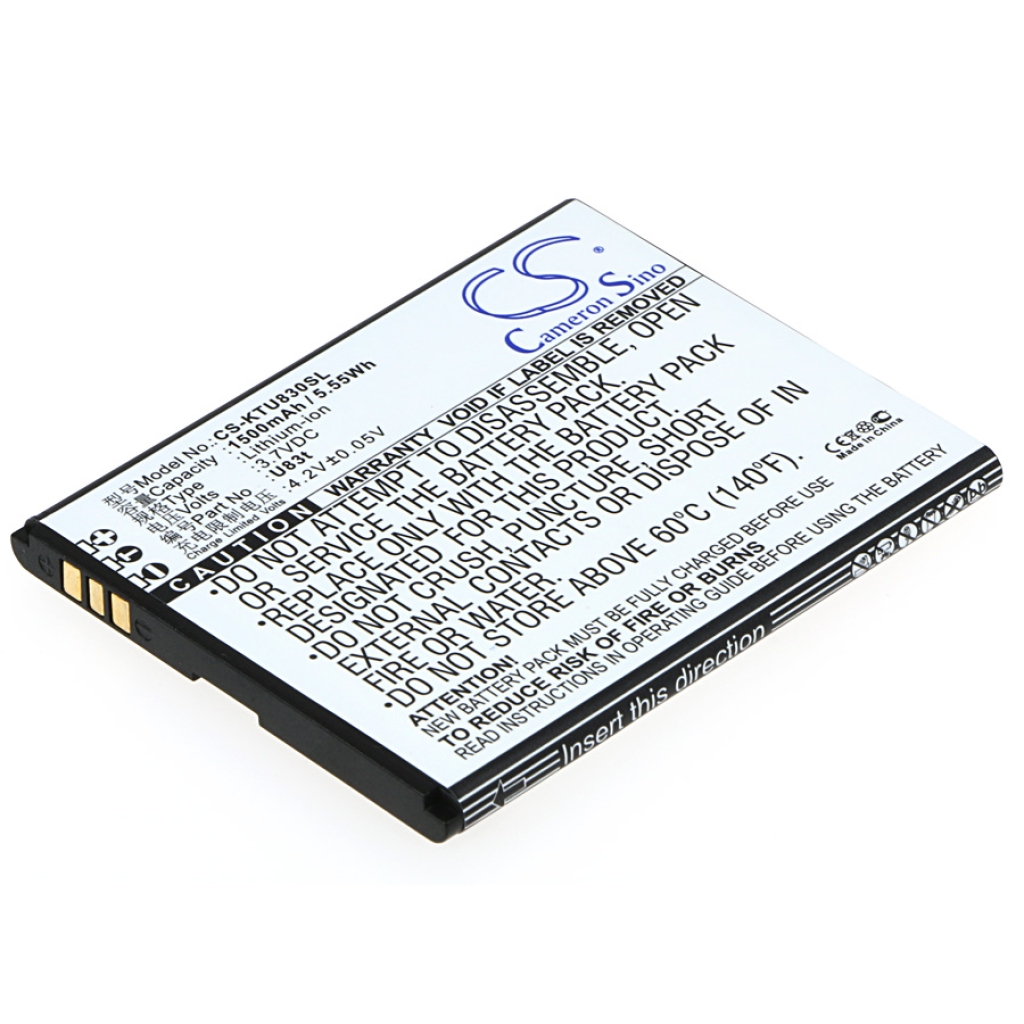Batterie de téléphone portable K-Touch CS-KTU830SL