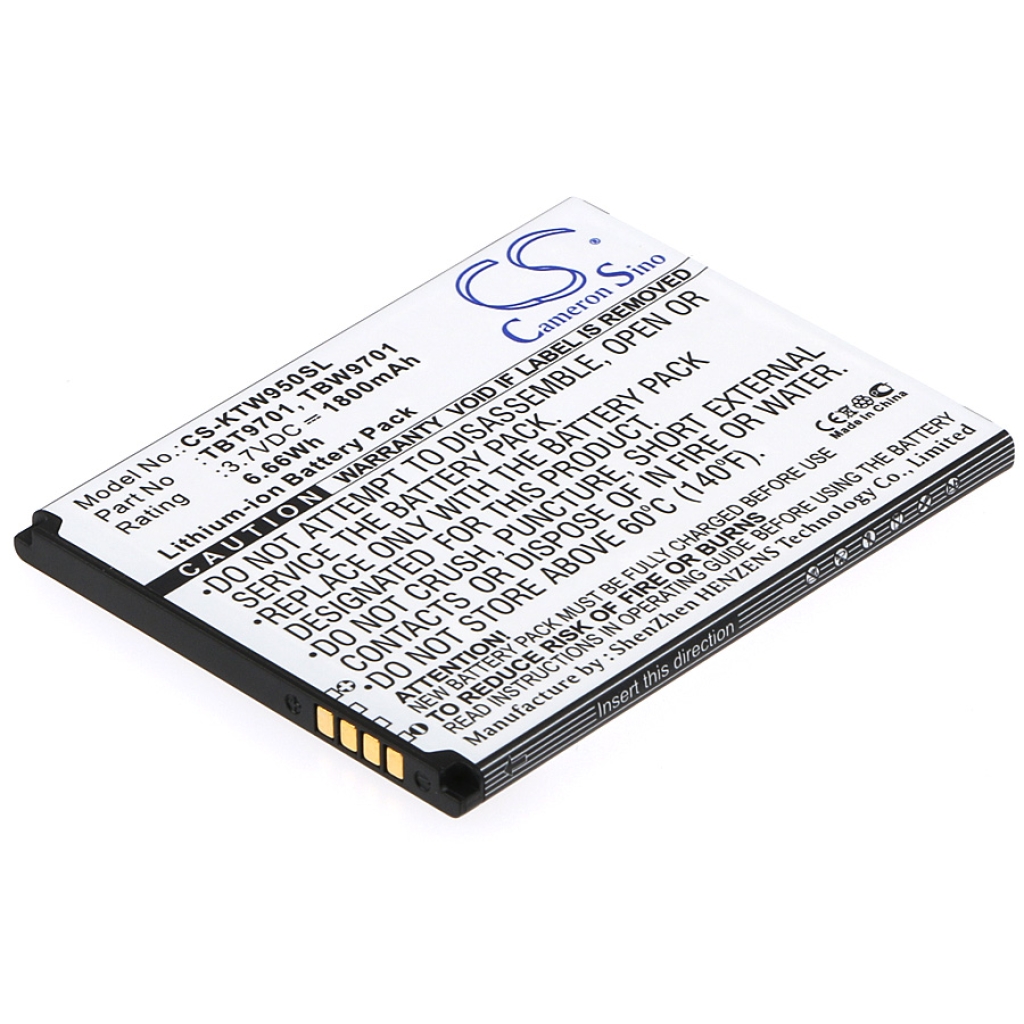 Batterie de téléphone portable K-Touch CS-KTW950SL