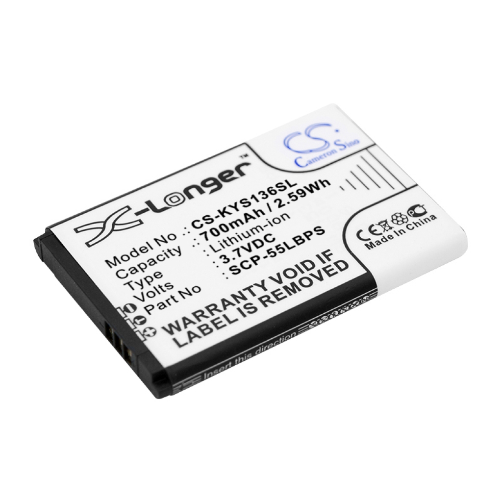 Batterie de téléphone portable Kyocera CS-KYS136SL