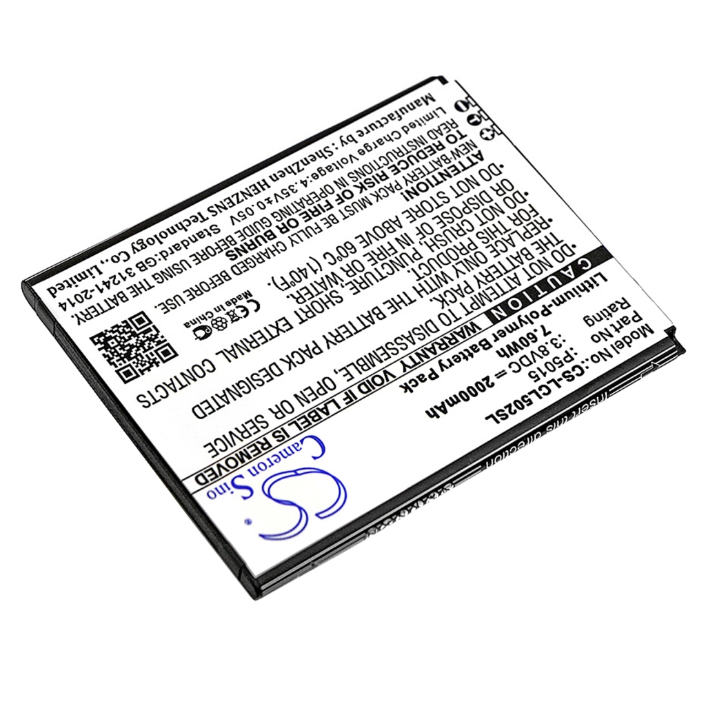 Batterie de téléphone portable Logicom CS-LCL502SL