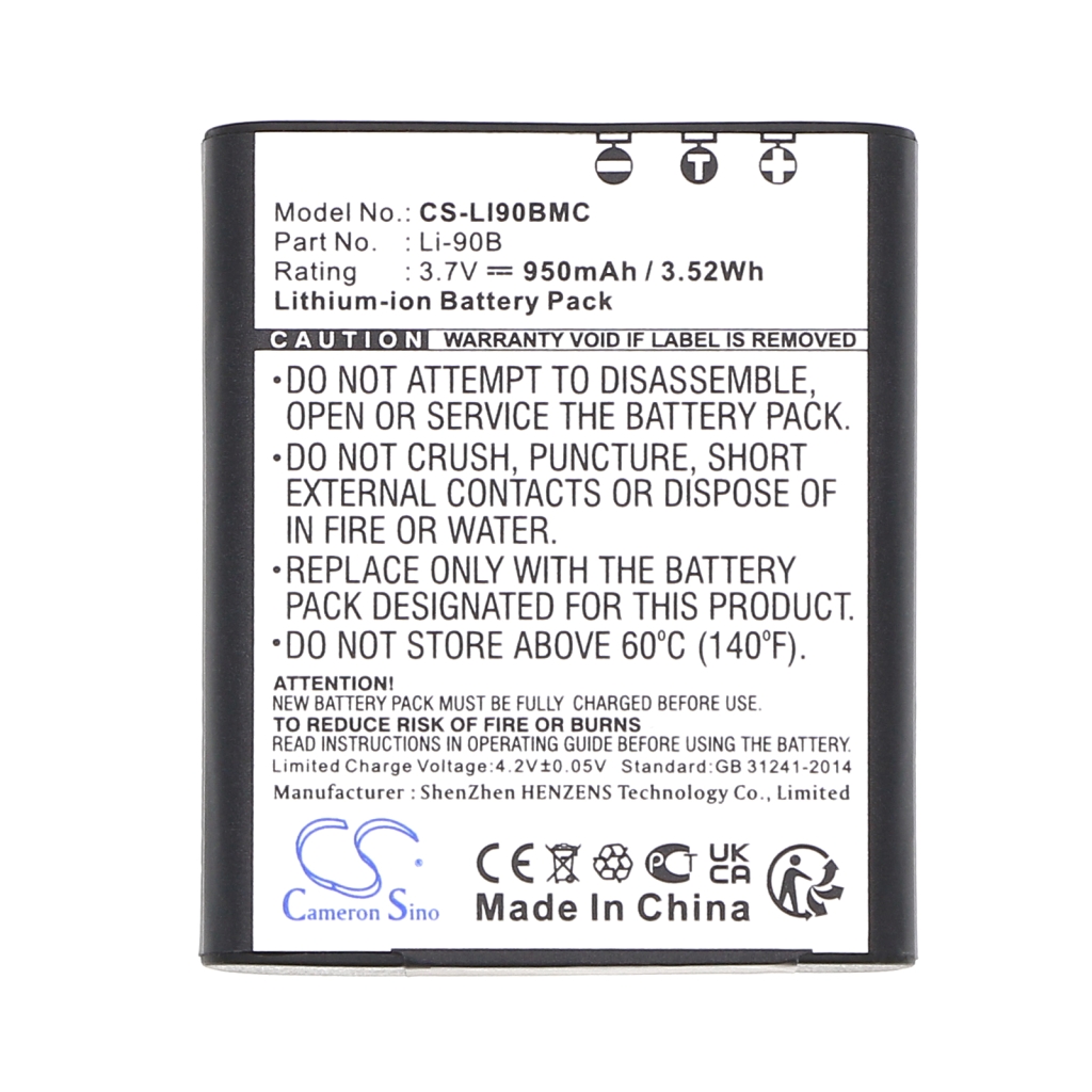 Batteries Remplace LI-92B
