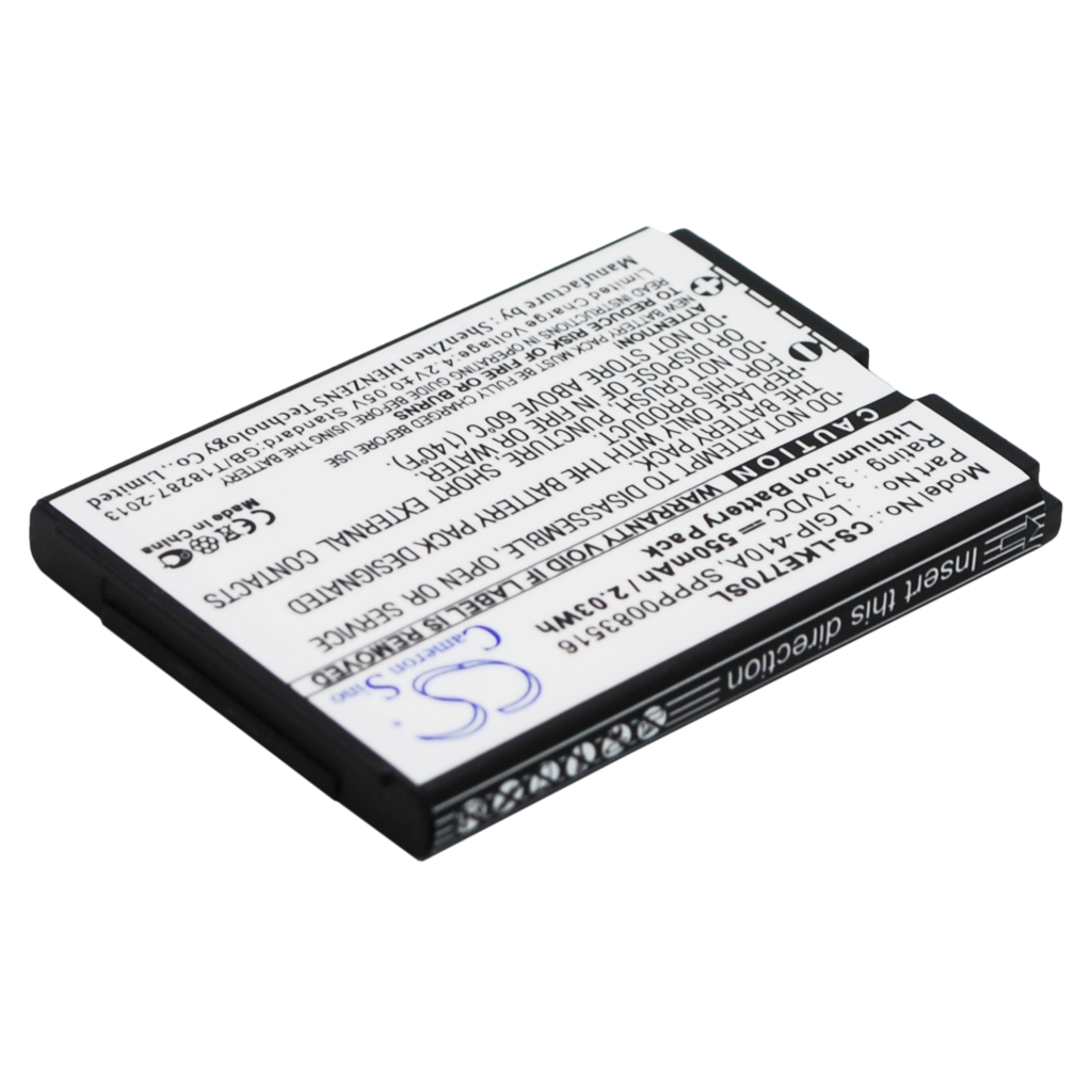 Batterie de téléphone portable LG CS-LKE770SL
