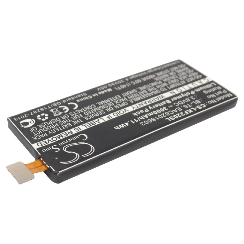 Batterie de téléphone portable LG CS-LKF220SL
