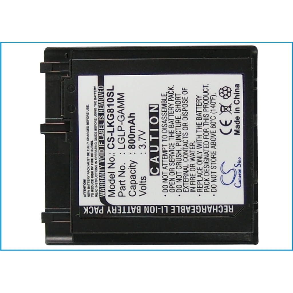 Batterie de téléphone portable LG CS-LKG810SL