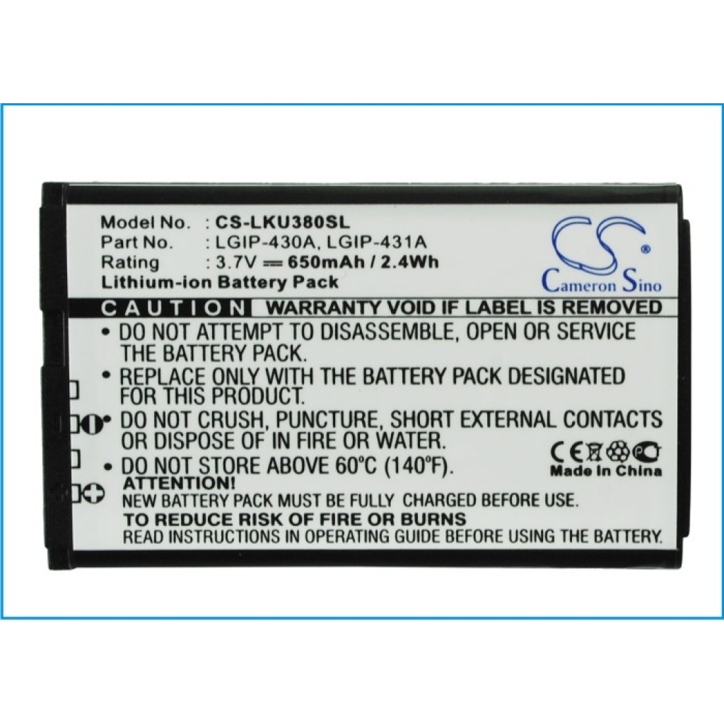 Batteries Remplace SBPL0093301