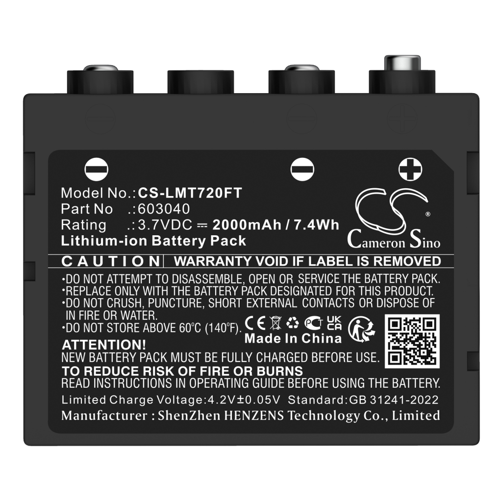 Système d'éclairage Batterie Ledlenser CS-LMT720FT