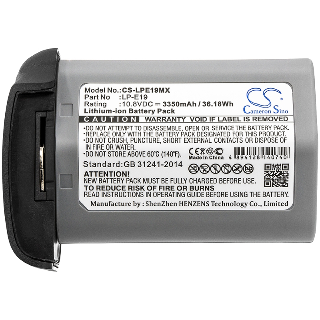 Batterie de l'appareil photo Canon CS-LPE19MX