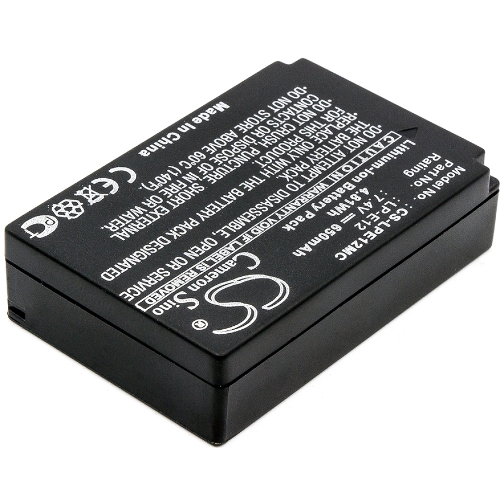 Batterie de l'appareil photo Canon EOS-M10