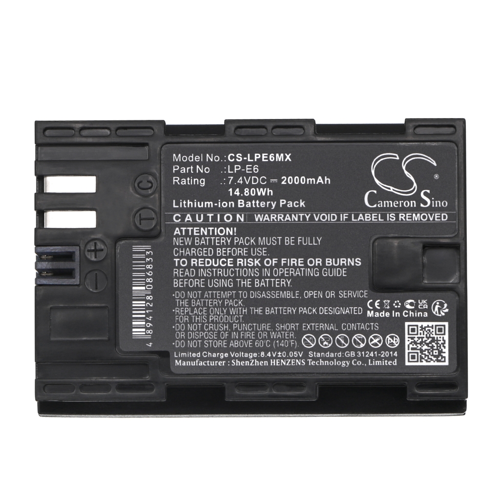 Batteries Remplace LP-E6