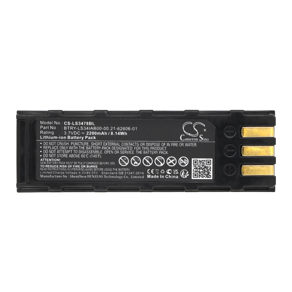 BarCode, Scanner Battery Symbol LS3478ER