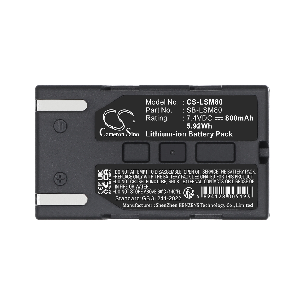 Battery for Samsung SC-D365