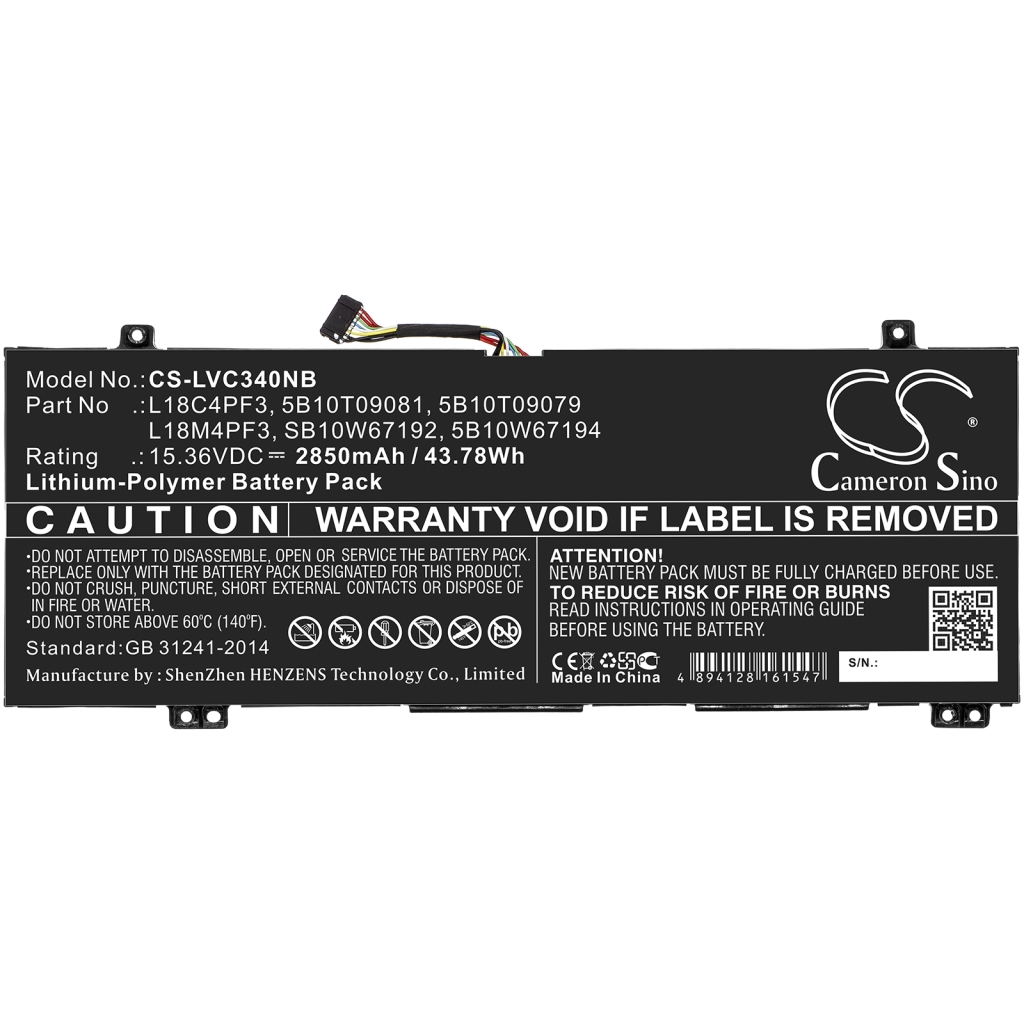 Batteries Remplace 5B10W67217