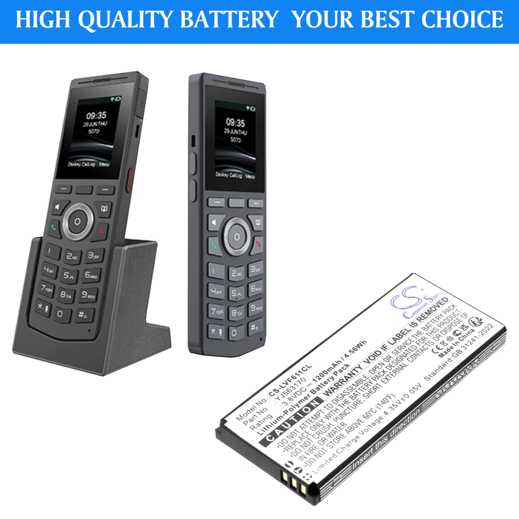 Schnurlostelefon Akkus Linkvil CS-LVF611CL