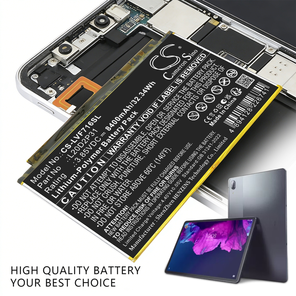 Batterie Remplace Lenovo L20D2P31