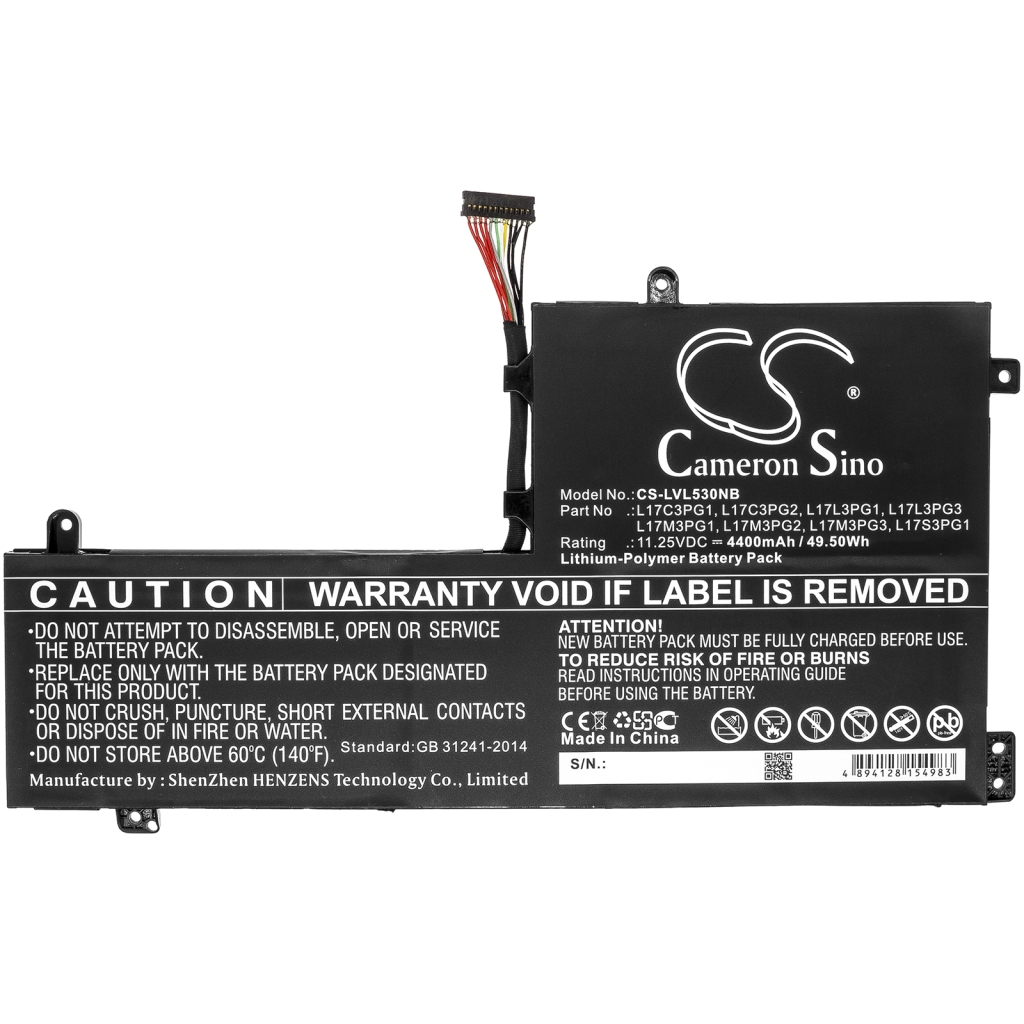 Batteries Remplace L17L3PG3