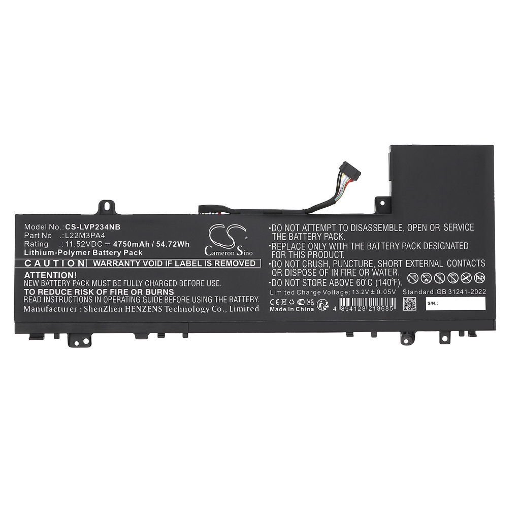 Batteries Remplace L22M3PA4