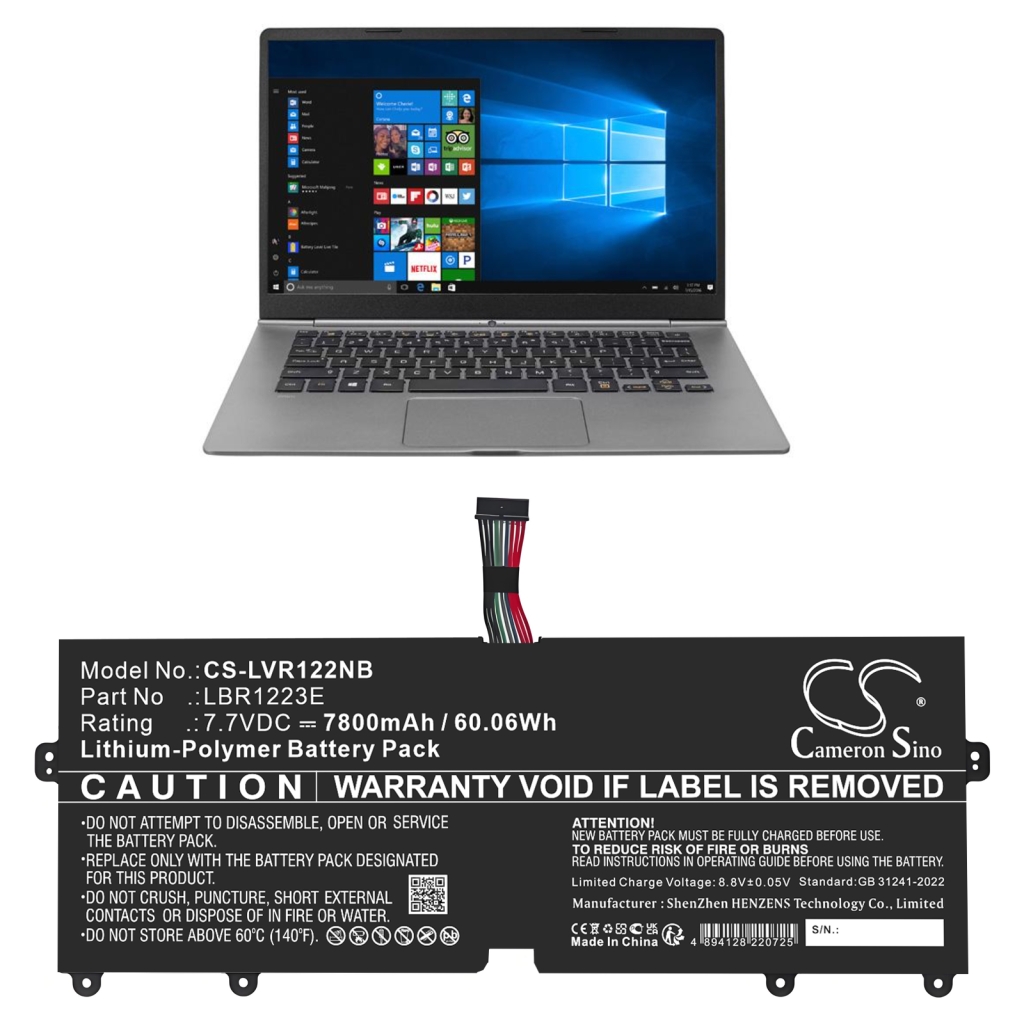 Laptop Akkus LG CS-LVR122NB