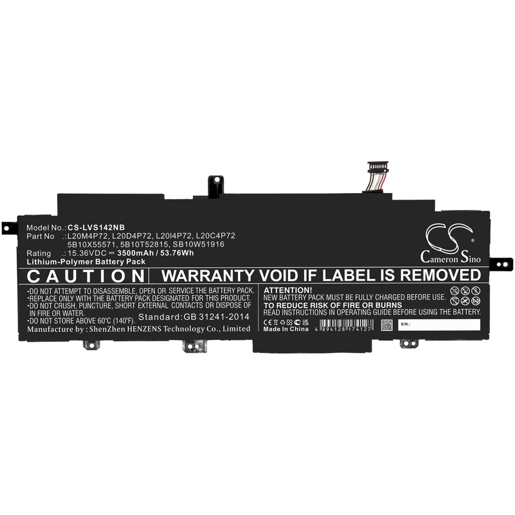 Batteries Remplace L20C4P72
