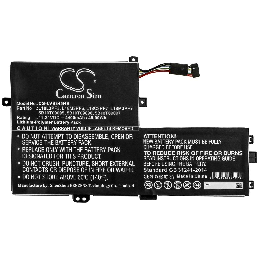 Batteries Remplace L18C3PF6