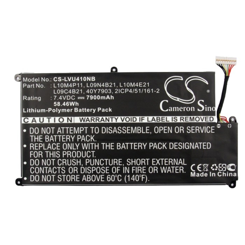 Batterie pour ordinateur portable Lenovo CS-LVU410NB
