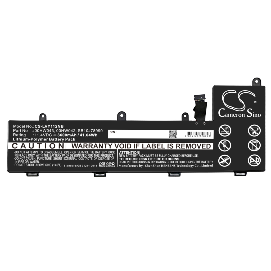 Batteries Remplace 00HW043