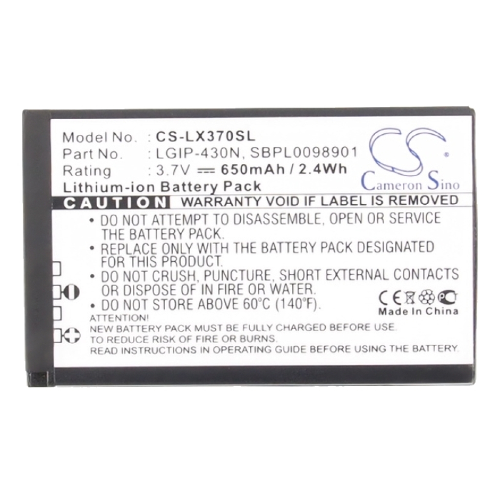 Batteries Remplace LGIP-430N