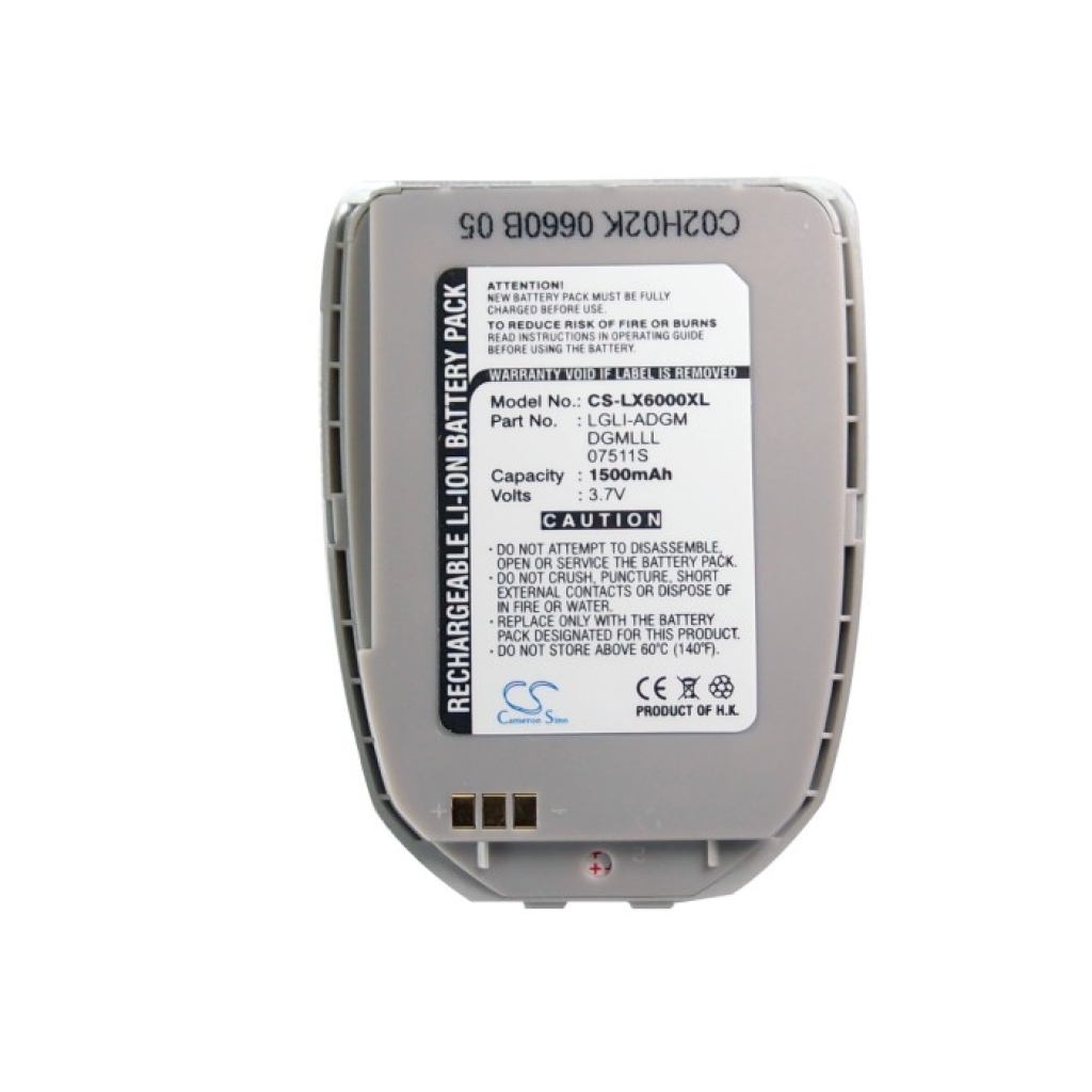 Akku kompatibel mit LG CS-LX6000XL