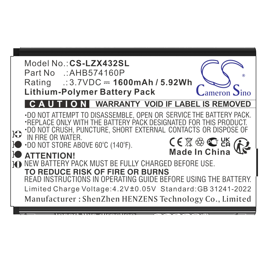 Remplacement de batterie compatible pour Launch AHB574160P