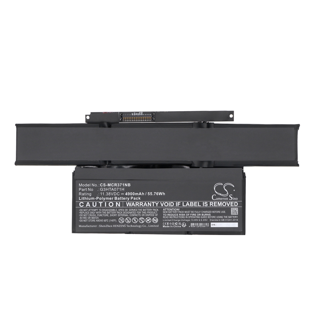 Remplacement de batterie compatible pour Microsoft G3HTA071H