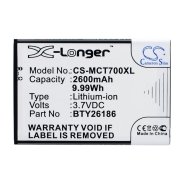CS-MCT700XL<br />Batterie pour  remplace la batterie BTY26186