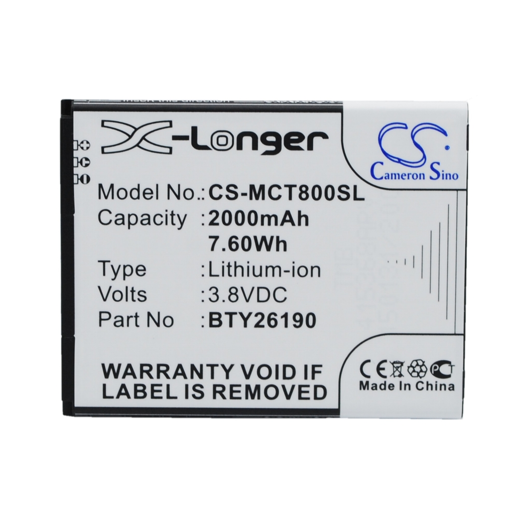 Batterie de téléphone portable Mobistel CS-MCT800SL