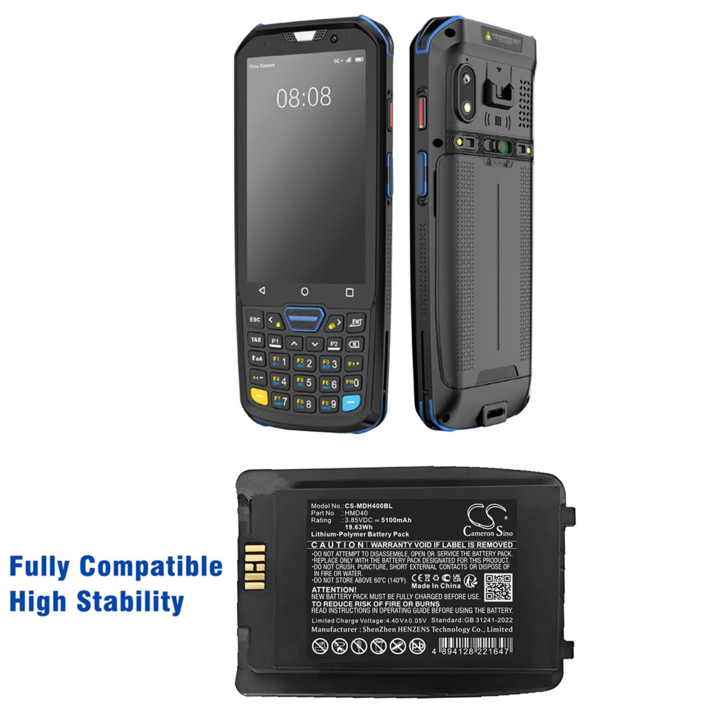 Barcode, Scanner Akkus Mindeo CS-MDH400BL