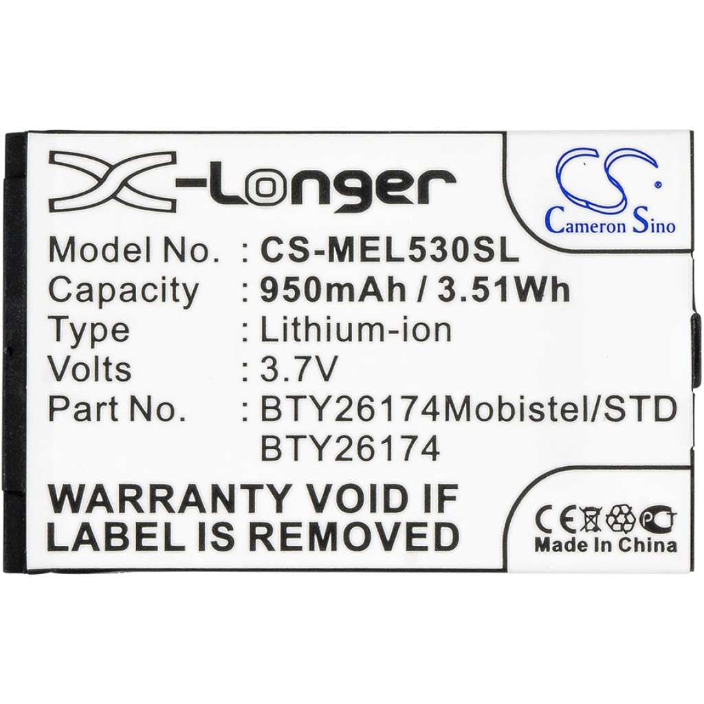 Batterie de téléphone portable Mobistel CS-MEL530SL