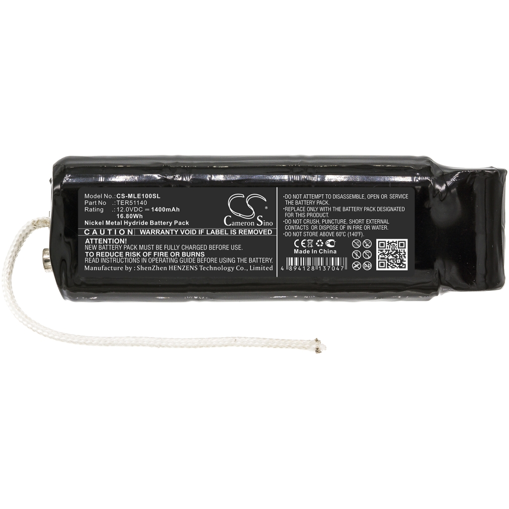 Remplacement de batterie compatible pour Minelab TER51140