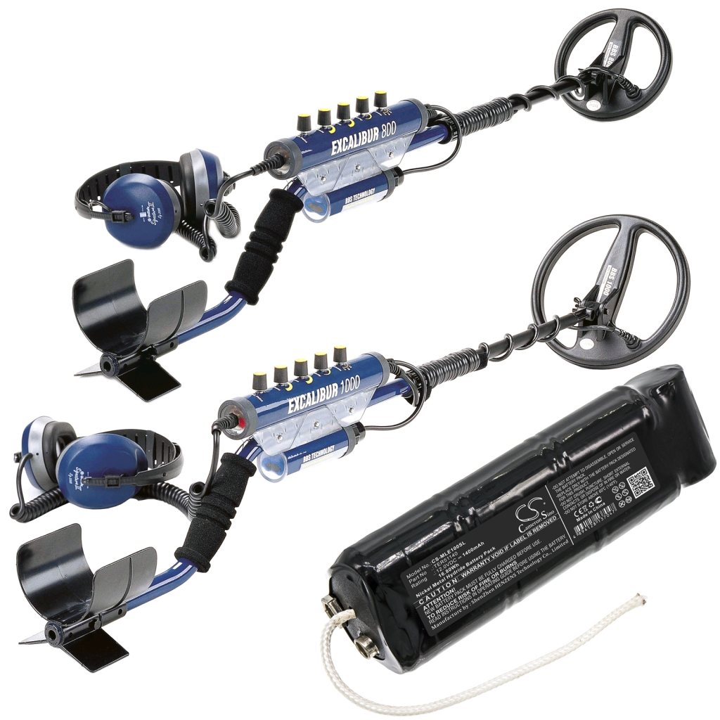 Remplacement de batterie compatible pour Minelab TER51140